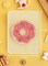 String Art DIY Kit - Donut. Wizardi Craft Kit F07-M12-3-DHBC28012